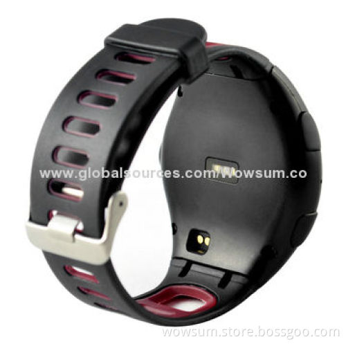 Skin Sensor Heart Rate Monitor Sports Watch with Rechargeable Battery